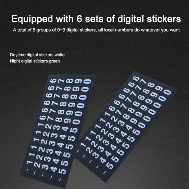 Multi-function Car Instrument Panel Mobile Phone Holder Temporary Parking Card
