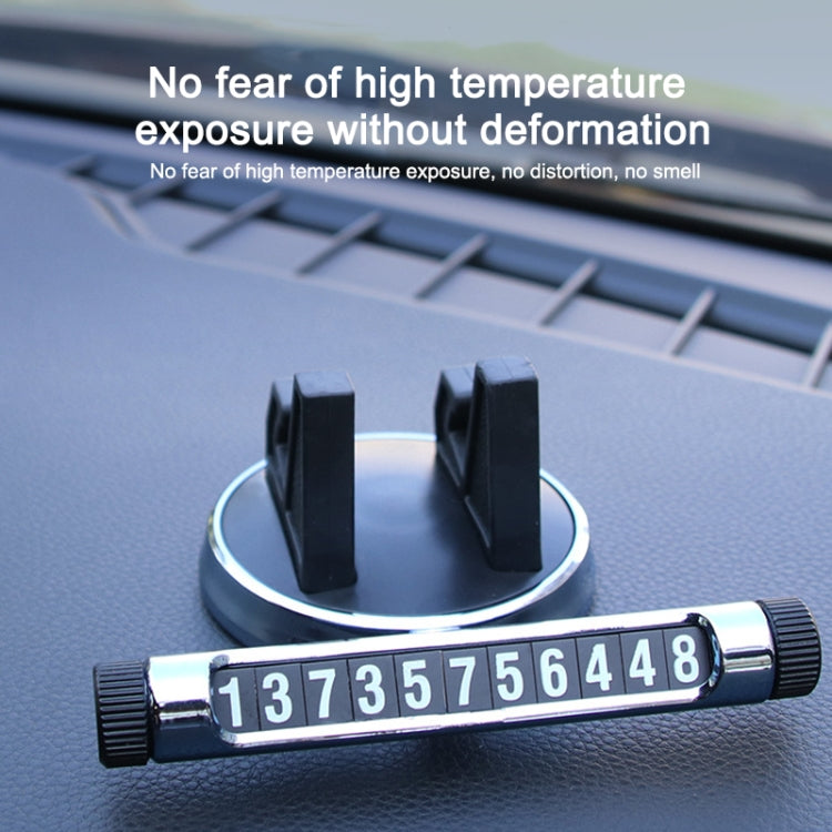 Multi-function Car Instrument Panel Mobile Phone Holder Temporary Parking Card
