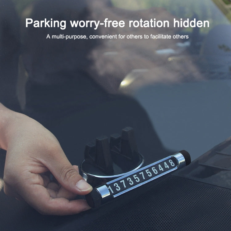 Multi-function Car Instrument Panel Mobile Phone Holder Temporary Parking Card