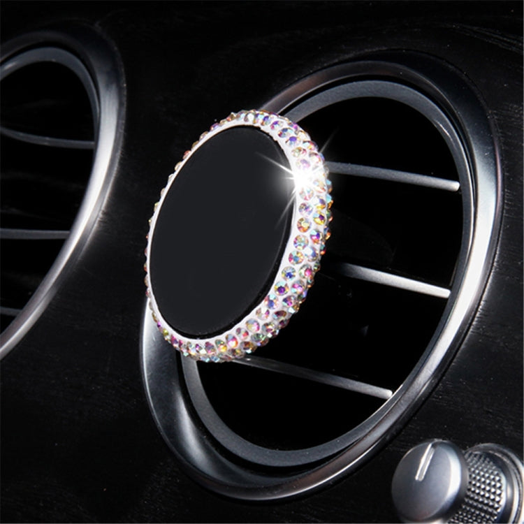 Car Diamond Magnetic Air Outlet Mobile Phone Holder, Air Outlet Holder (Colourful White), Air Outlet e Holder(Colour), Air Outlet Holder(Pink)