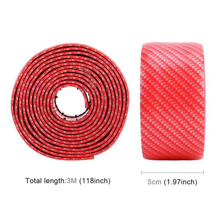 Universal Car Door Threshold Decoration Strip Decorative Sticker, Size : 5CM x 3M, Size : 5CM x 3M(Red), Size : 5CM x 3M(White), Size : 5CM x 3M(Black), Size : 5CM x 3M(Blue)