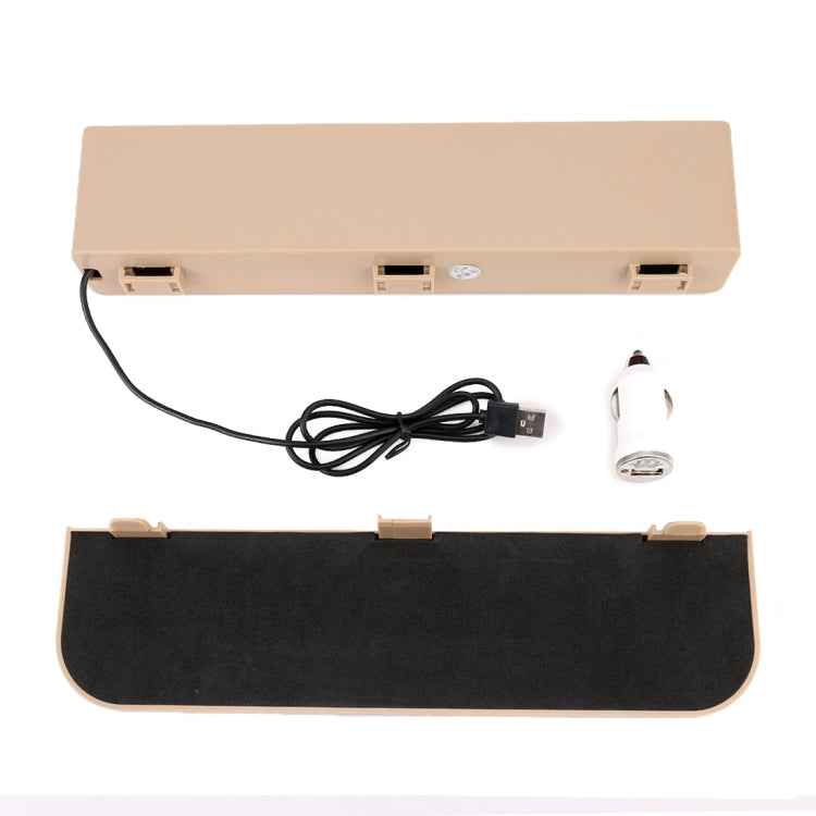 Universal Car Multi-functional Charger Console Side Pocket Seat Gap Side Storage Box, with 2 USB Ports