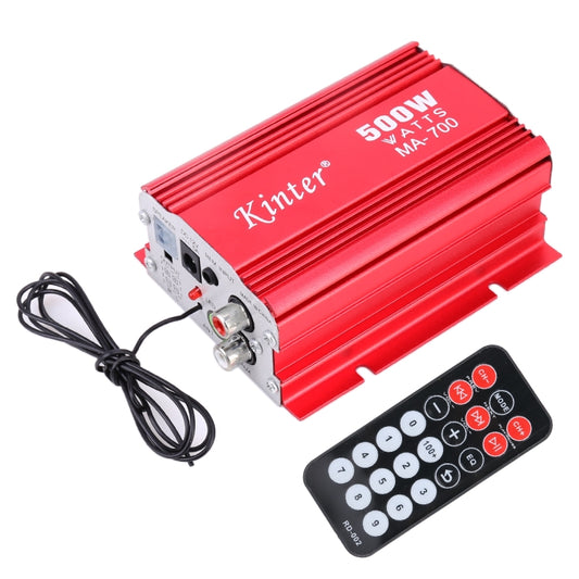MA-700 Car Mini Amplifier Audio, Support MP3 / FM / USB, with Remote Control, MA-700