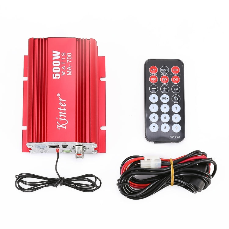 MA-700 Car Mini Amplifier Audio, Support MP3 / FM / USB, with Remote Control, MA-700