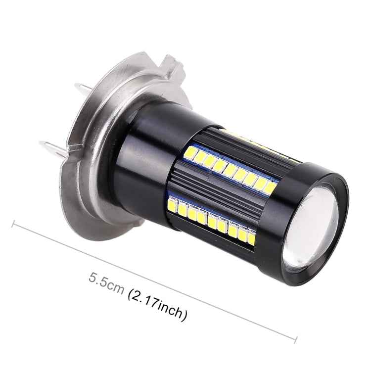 2 PCS H7 DC9-16V / 8.2W / 6000K / 655LM Car Auto Fog Light 66LEDs SMD-2016 Lamps
