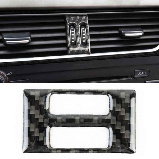 Car Carbon Fiber Air Conditioning Switch Decorative Sticker for Audi A4L / A5 / Q5 2009-2016