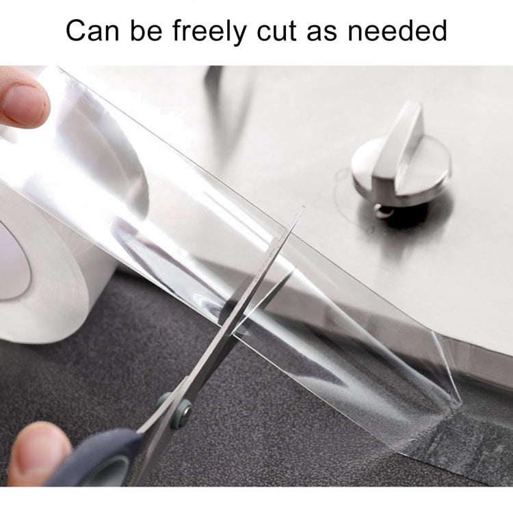 Acrylic Rubber Kitchen and Bathroom Waterproof Moisture-proof Tape Mildew Proof Stickers Size: 5cm x 3m, Thickness: 0.5mm