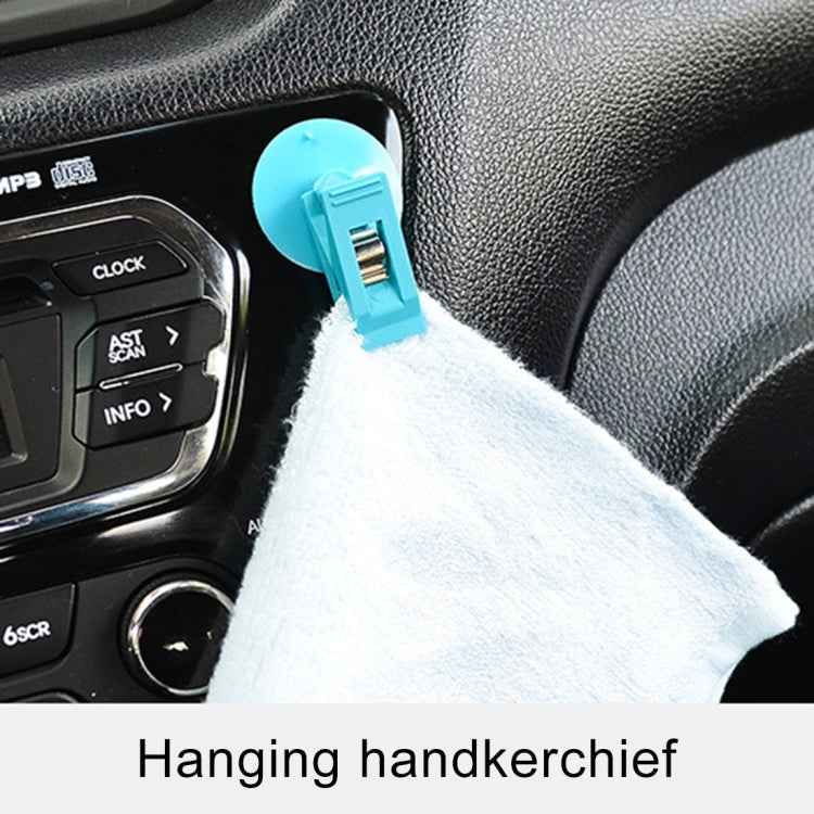 2 PCS Car Windshield Multi-functional Suction Cup Clip, Random Color Delivery