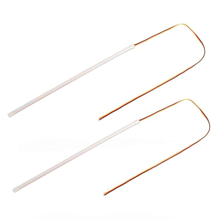2 PCS 60cm DC12V 5W Ultra-thin Car Auto Double Colors Turn Lights / Running Lights (Turn Lights: Yellow Light; Running Lights: White Light)