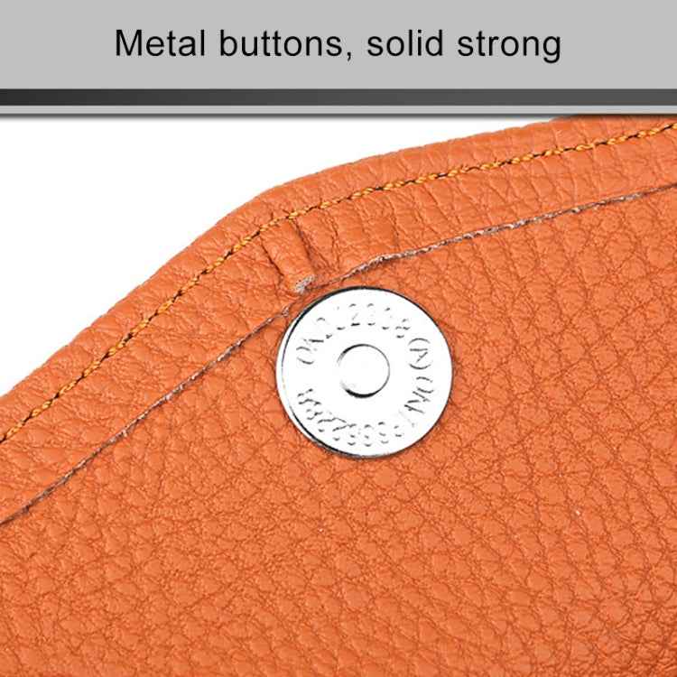 DERANFU 3 In 1 Lichee Texture Multi-function Car Hang Type Leather Towel Box with Card Slot & CD Slot