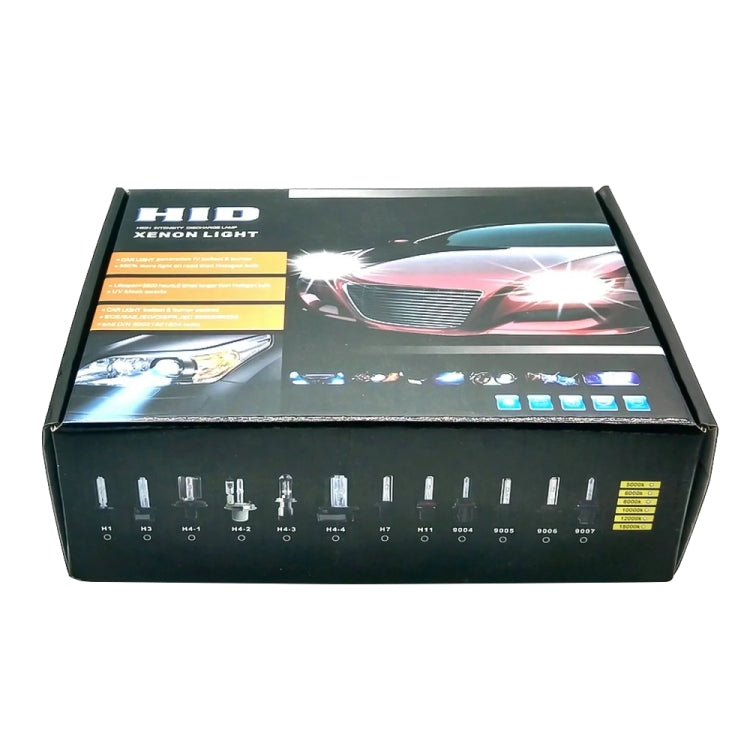 2PCS 35W H3 2800 LM Slim HID Xenon Light with 2 Alloy HID Ballast, High Intensity Discharge Lamp, Color Temperature: 4300K