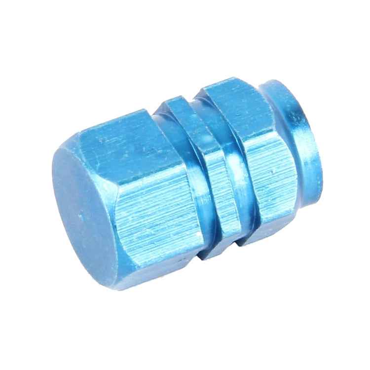 4PCS SA Metal Plated Hexagon Shape Universal Tire Valve Stem Cap