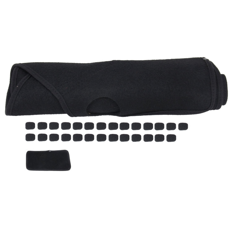Left-hand Drive Dark Mat Car Dashboard Cover Car Light Pad Instrument Panel Sunscreen for Modern Accent (Please note the model and year)