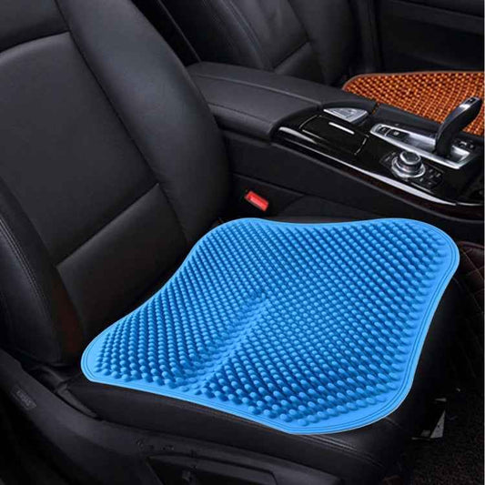 Car Seat Cushion  Backless Massage High Memory Silicone Breathable Mesh Silica Gel Car Seat Covers