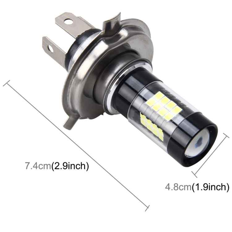 H4 7W 420LM 6000K Car Fog Lights with 42 SMD-3528 LED  Lamps, DC 12V