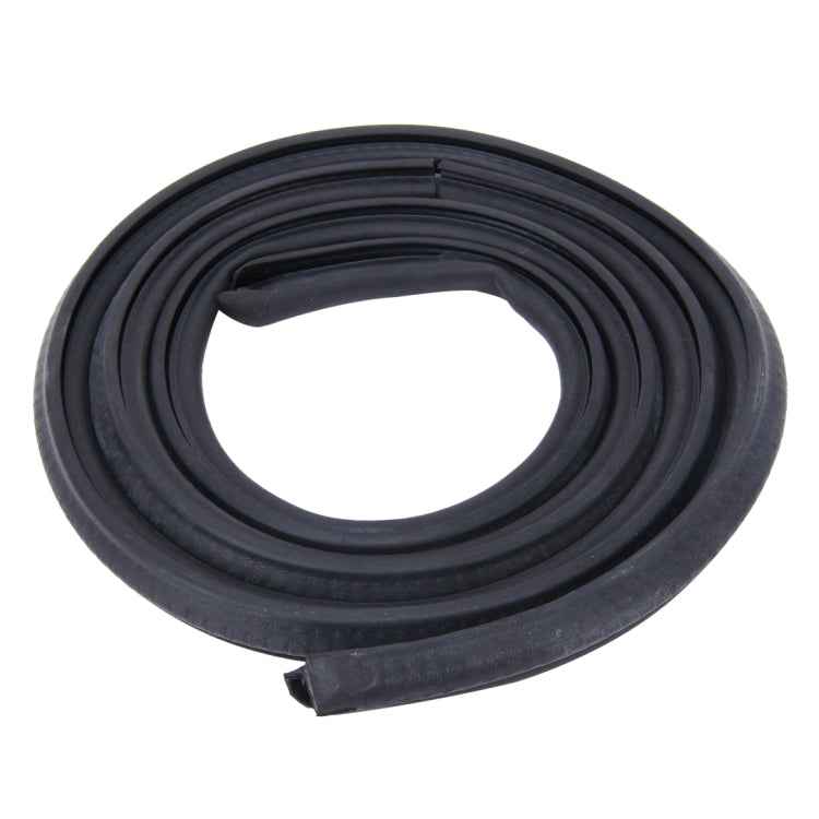 80cm B Shape Car Decorative Strip Rubber Chrome Decoration Strip Door Seal Window Seal