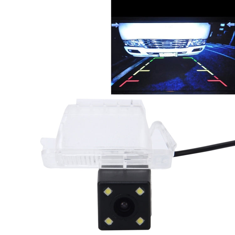656×492 Effective Pixel NTSC 60HZ CMOS II Waterproof Car Rear View Backup Camera With 4 LED Lamps for Ford Mondeo 2010-2012 Version / Focus Hatchback 2010-2014 Version, For Ford Mondeo 2010-2012 Version
