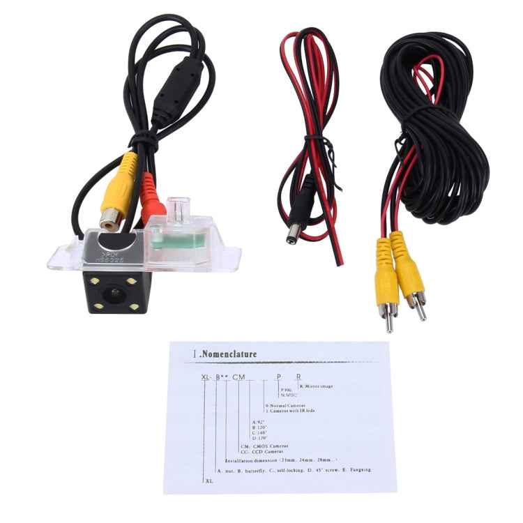 656x492 Effective Pixel  NTSC 60HZ CMOS II Waterproof Car Rear View Backup Camera With 4 LED Lamps for BMW 2014-2016 Version 2 Series/3 Series/5 Series/X1/X3/X4/X5/X6