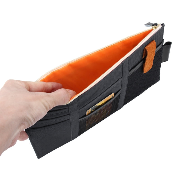 Bolsa interior multifuncional para parasol de coche, soporte para gafas de sol, tarjetero y almacenamiento