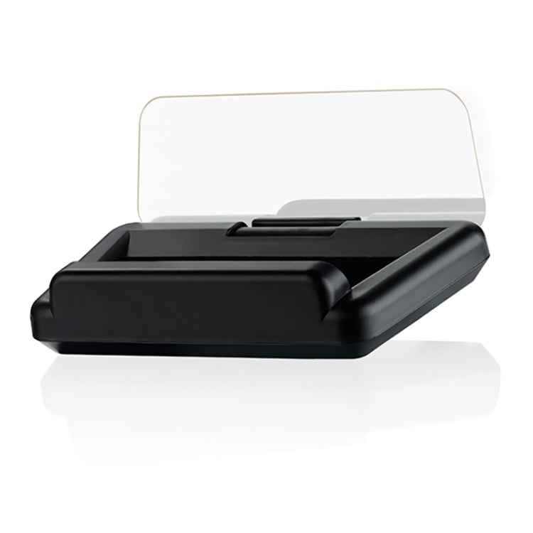 With Adjustable Reflection Board, Speed & RPM & Water Temperature & Oil Consumption & Driving Distance / Time & Voltage Display, Over Speed Alarm, Connect OBD2 Interface