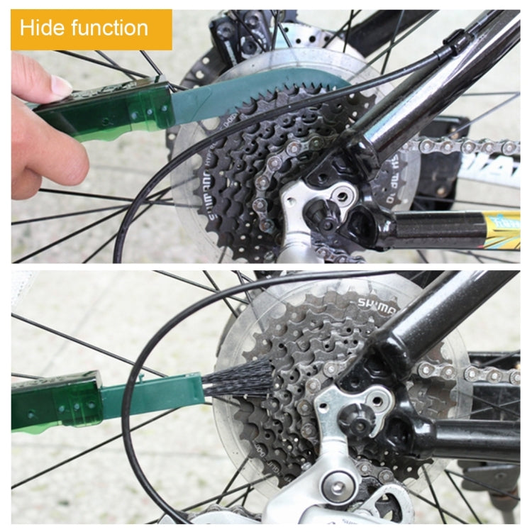 CYLION Multifunctional Quick Wash Brushes Tool kits Chain Cleaner for Bicycle, 5