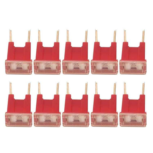 10 PCS 50A 32V Car Add-a-circuit Fuse Tap Adapter Blade Fuse Holder, 50A 32V
