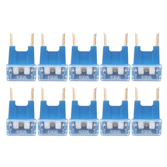 10 PCS 100A 32V Car Add-a-circuit Fuse Tap Adapter Blade Fuse Holder, 100A 32V