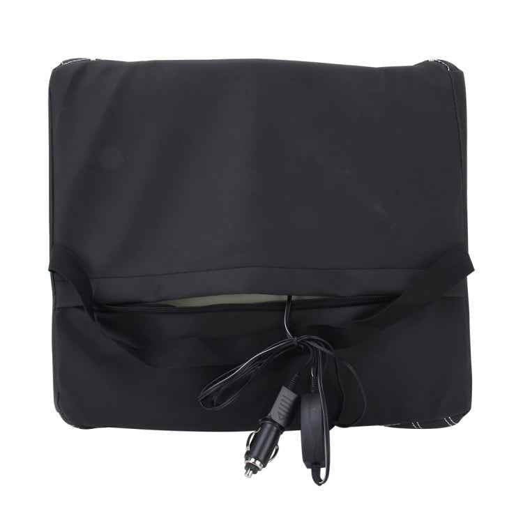 12V Four Season Chemical Fiber Wrapping Lumbar Seat Relaxation Waist Support Cushion for Car Office Family