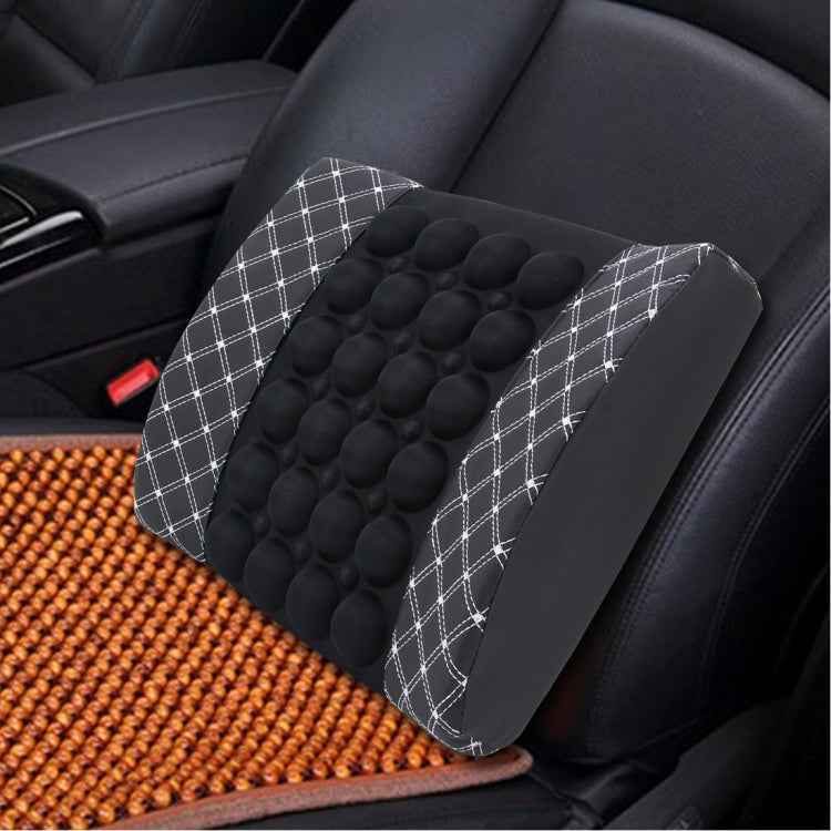 12V Four Season Chemical Fiber Wrapping Lumbar Seat Relaxation Waist Support Cushion for Car Office Family