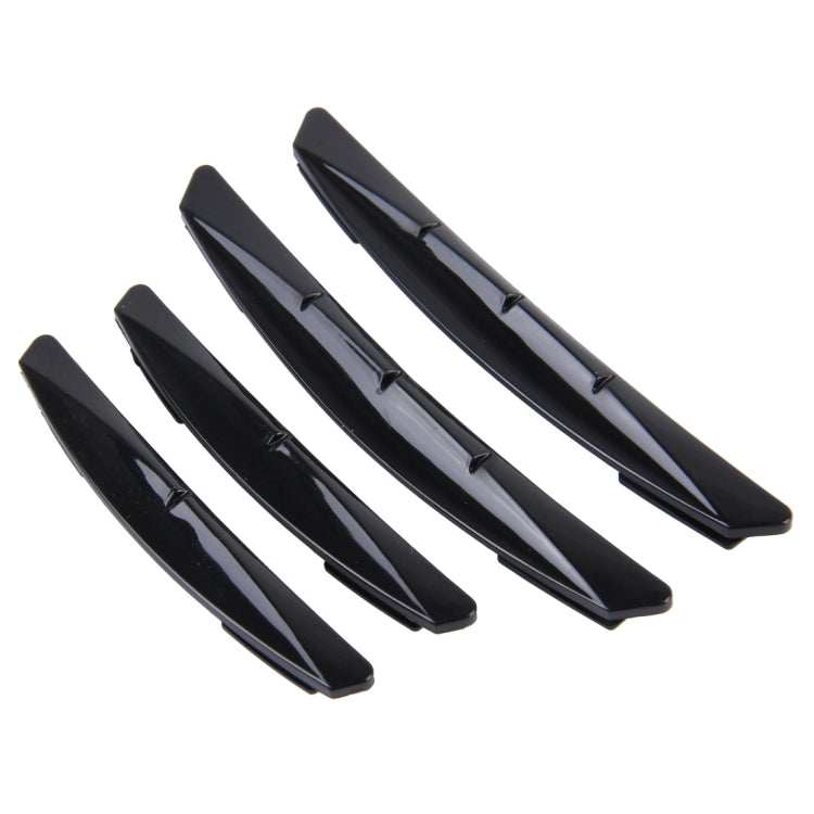 3R 3R-2103 4 PCS Rubber Car Side Door Edge Protection Guards Cover Trims Stickers