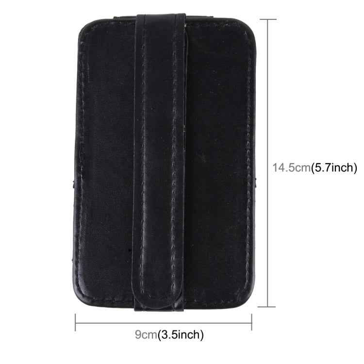 FUDAOCHE Multi-functional Auto Car Sun Visor Sunglasses Holder Card CD Storage Holder Pouch Bag