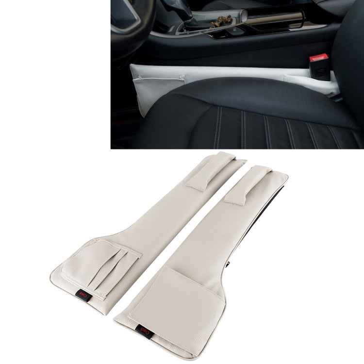 A Pair Universal Car Seat Catcher Gap Console Filler Seat Side Pocket Organizer Catcher Leak-Proof Seat Crevice Storage Bags