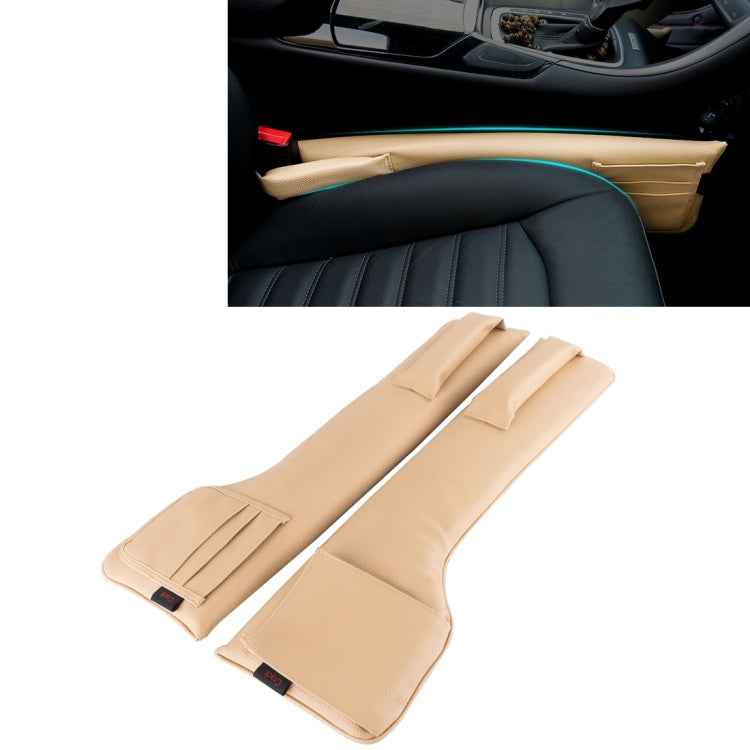 A Pair Universal Car Seat Catcher Gap Console Filler Seat Side Pocket Organizer Catcher Leak-Proof Seat Crevice Storage Bags
