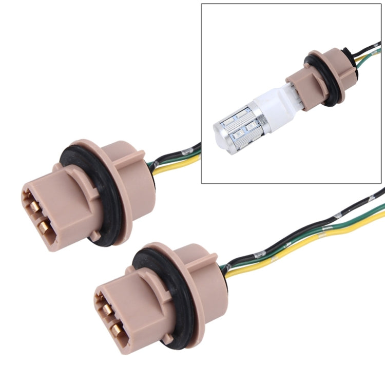2 PCS Car Auto LED Bulb Socket Holder (No Including Light), 7443, 9005, 9006, H1/H3, H4, H7, H8/H11, T10, 1156, 1157, 7440