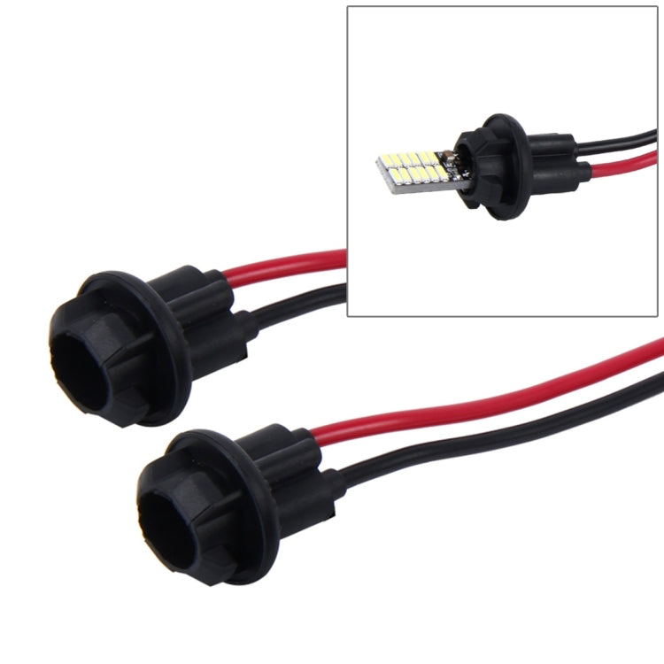 2 PCS Car Auto LED Bulb Socket Holder (No Including Light), 7443, 9005, 9006, H1/H3, H4, H7, H8/H11, T10, 1156, 1157, 7440