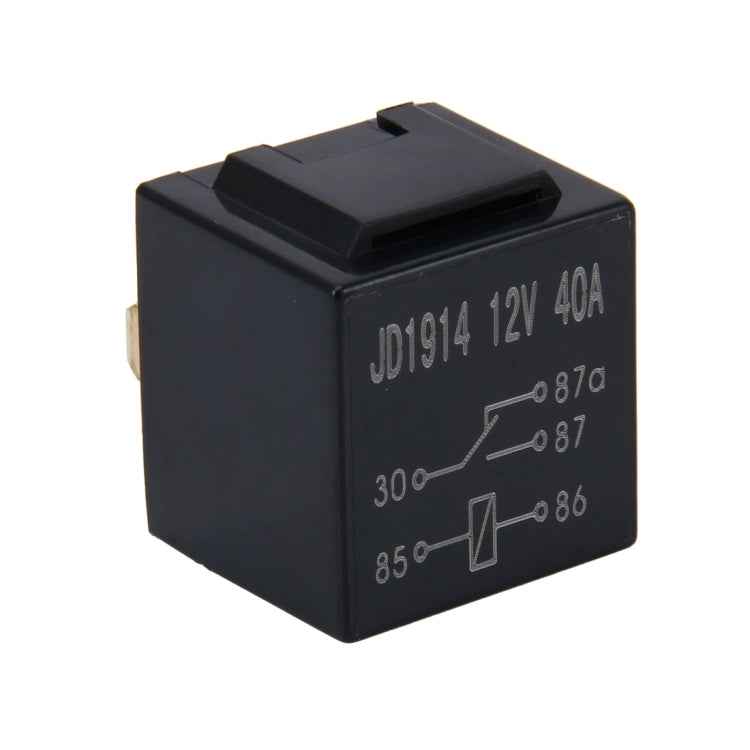 10 PCS JD-1914 40 AMP 12V Waterproof Car Auto Five Plugs Relay