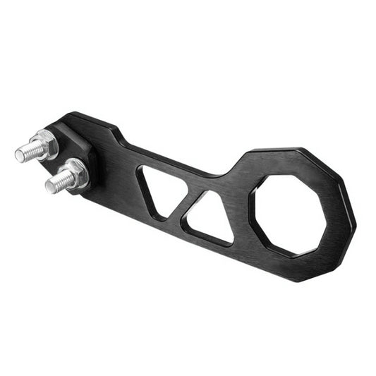 Aluminum Alloy Rear Tow Towing Hook Trailer Ring for Universal Car Auto with 2 x Screw Holes