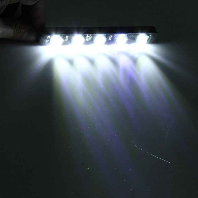 2 PCS 5W 150 LM 6000K DRL Daytime Running Light with 5 SMD-5050 Lamps, DC 12V