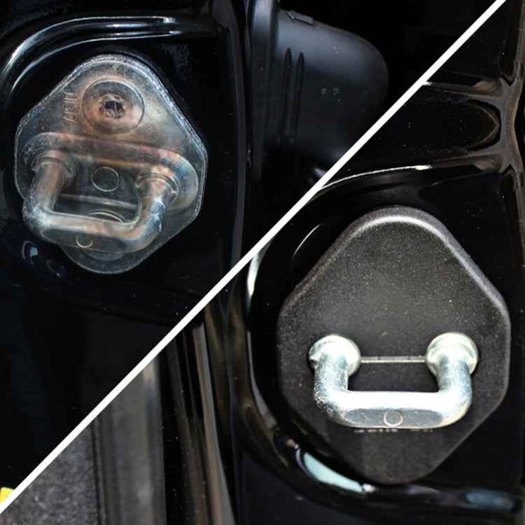 4 PCS Car Door Lock Buckle Decorated Rust Guard Protection Cover for FAW B70 X80 B90 Mazda3 MITSUBISHI GALANT LANCER-EX Lancer