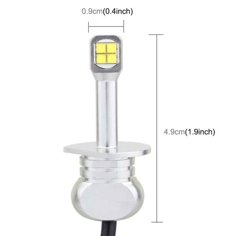 2 PCS  H1 40W 800 LM 6000K 8 CREE LEDs Car Fog Lights, DC 12V