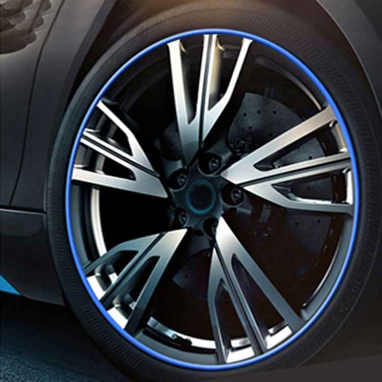 Universal Decorative Scratchproof Stickup 8M Flexible Car Wheel Hub TRIM Mouldings Shining Decoration Strip