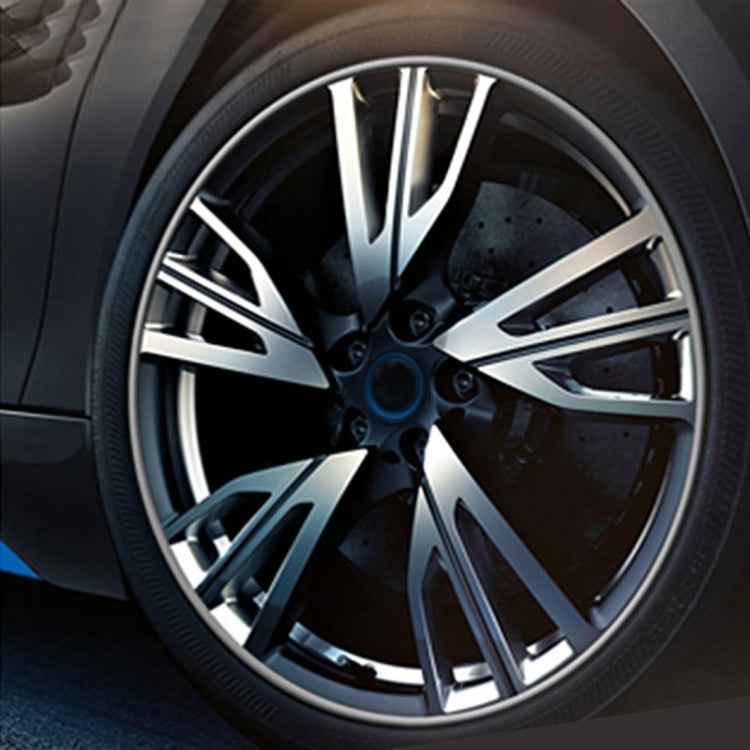 Universal Decorative Scratchproof Stickup 8M Flexible Car Wheel Hub TRIM Mouldings Shining Decoration Strip