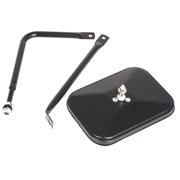 2 PCS Car Door Off Side View Mirror Rectangular Reversing Mirrors for Jeep Wrangler JK 2007-2017, For Jeep Wrangler JK 2007-2017