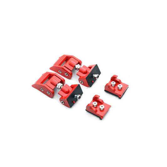 2 PCS Car Latch Locking Catch Buckle Engine Cover for Jeep Wrangler JK 2007-2017, Jeep Wrangler JK 2007-2017 (Red), Jeep Wrangler JK 2007-2017 (Black)