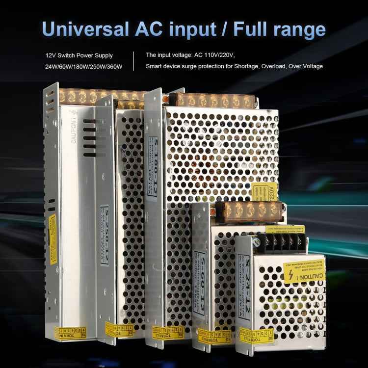 S-24W-12 24W AC 220V to DC 12V 2A Car Regulated Switching Power Supply