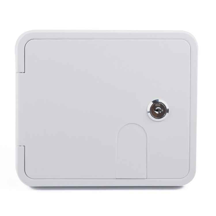 White Water Inlet Integrated Fill Dish Hatch Lock for RV Trailer Camper