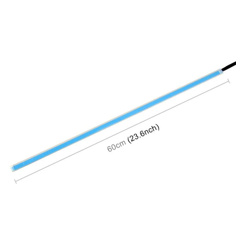 2 PCS 45cm DC12V 5W Ultra-thin Waterproof Car Auto Double Colors Turn Lights / Running Lights SMD-2835 LED Bulbs (Turn Lights: Yellow Light; Running Lights: Blue Light), 45cm Turn Lights: Yellow Light; Running Lights: White Light�����������������������...