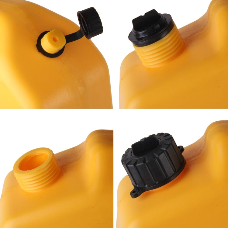 Gasoline Fuel Tanks Plastic 2.6 Gallon 10 Litres Auto Shut Off Fuel Cans Oil Container Emergency Backup
