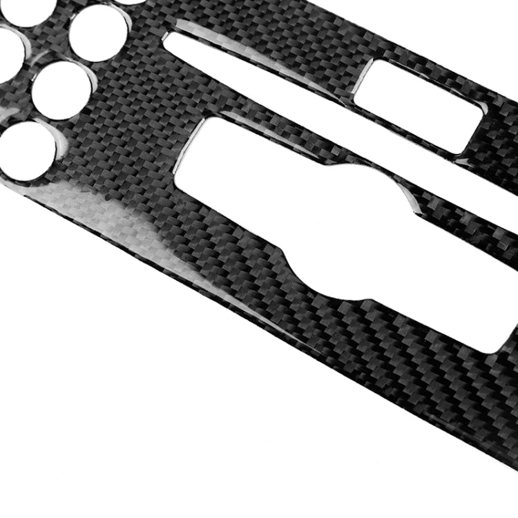 Car Carbon Fiber Center Console Panel Decorative Sticker for Mercedes-Benz W204 C Class 2007-2010, Center Console (A)