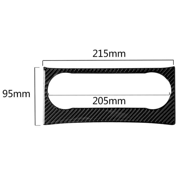 Car Carbon Fiber Air Conditioning Knob Control Panel Decorative Sticker for Mercedes-Benz W204 C Class 2011-2013